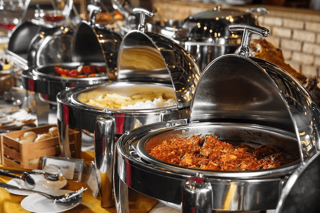 Non-veg wedding catering buffet
